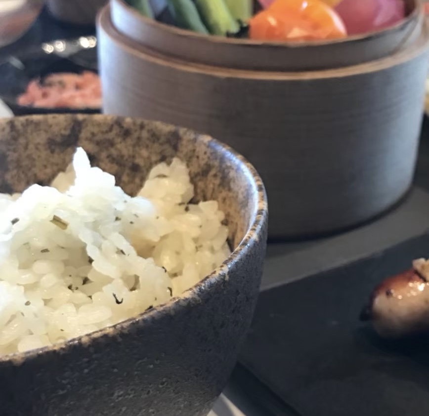 茶碗に盛られたご飯