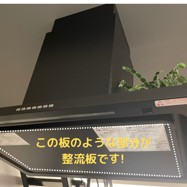 整流版の位置